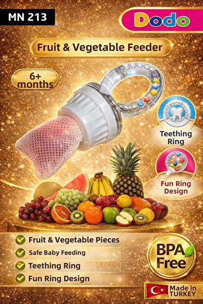 Minion مصاصة الفواكه والخضروات مع خشخيشة وفرشاة أسنان