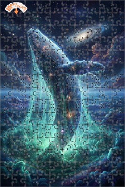 Esranın Dünyası لوحة فنية للفيلات الكونية مرسومة بالزيت، مزدوج الطبقات قطعة م...