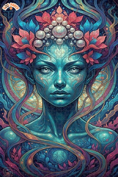 Esranın Dünyası Mysterious Spirit Double-Layer Framed Wooden Puzzle 1000 Piec...