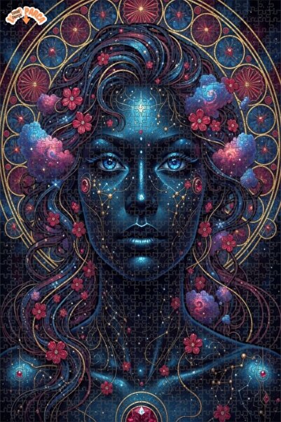 Esranın Dünyası Cosmic Beauty Oil Painting Lookalike Art Double-Layer Framed ...