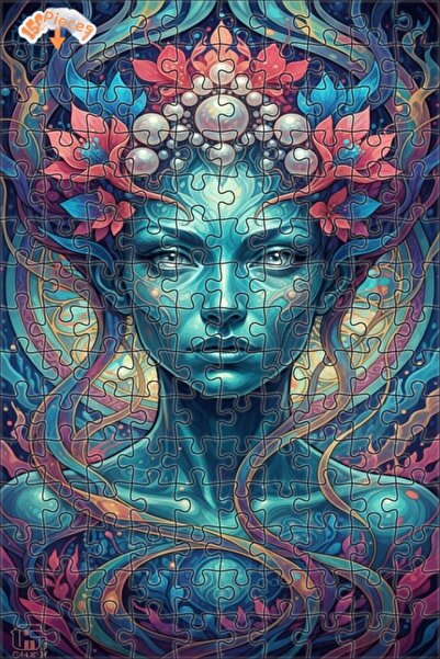 Esranın Dünyası Mysterious Spirit Double-Layer Framed Wooden Puzzle 150 Piece...