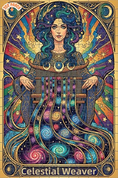 Esranın Dünyası لغز خشبي مكون من مزدوج الطبقات إطارًا بمظهر لوحة زيتية من سلس...