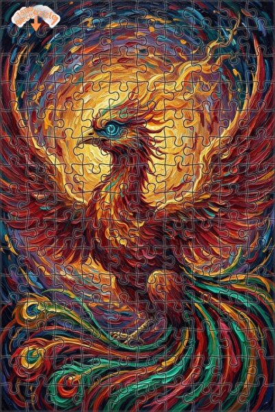 Esranın Dünyası Flamingo Oil Painting Look Double Layer Framed Wooden Puzzle ...