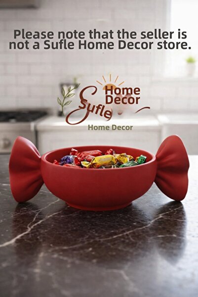 Sufle home dekor Decorative Hard Plastic Presentation Bowl Sugar Bowl Fruit B...