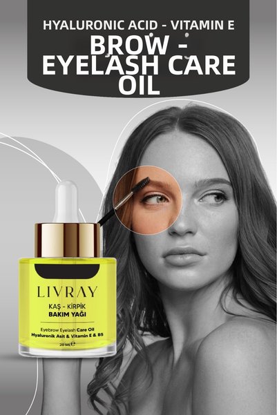 Livray Eyebrow - Eyelash Care Oil - Nourishing & Repairing & Anti-Hair Loss (20 ml)