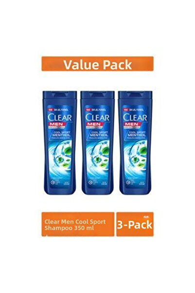 Clear 4 Pieces Men Cool Sport Shampoo 3 X 350ml