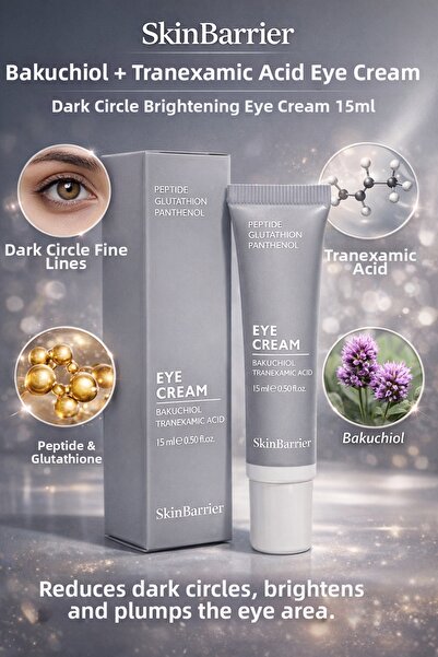 Skinbarrier كريم العين باكوتشيول + حمض الترانيكساميك - كريم تفتيح محيط العين ...