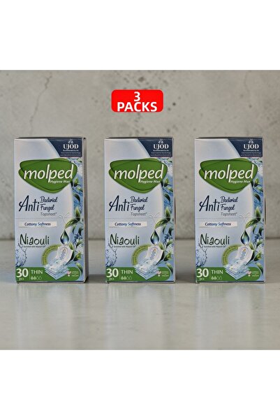 Molped Nioli Hygiene Max Thin Daily Pads 30Pcs 3 Pcs