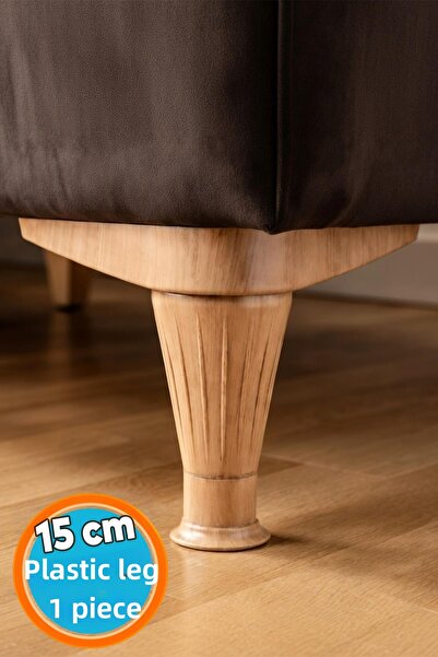 NZB (1Pc) Willow Color Plastic Adjustable Furniture Sofa Base Unit Leg Furnit...