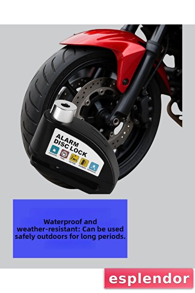 esplendor Anti-Theft Lock with Disc Brake Alarm