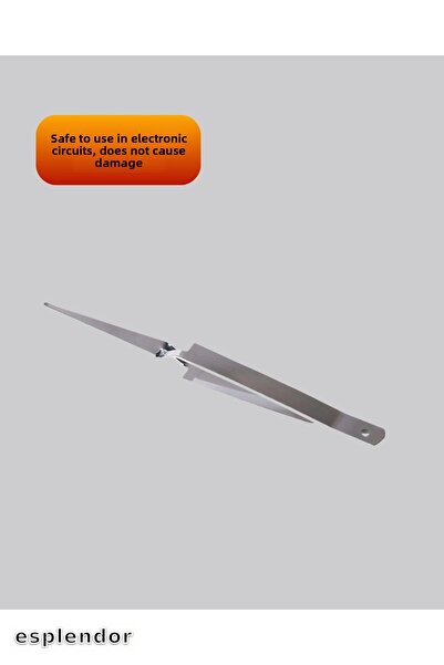 esplendor 7-Piece Stainless Steel Tweezers for Electronic Circuit and Watch R...