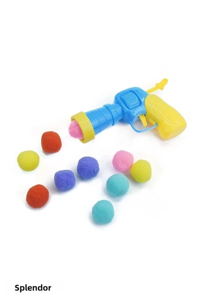 esplendor Plush Ball Throwing Interactive Cat Toy