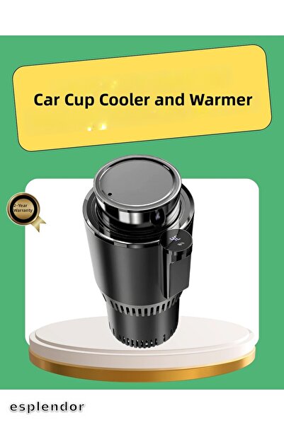 esplendor Car Cup Holder with Heating and Cooling Features, Smart with Cigare...