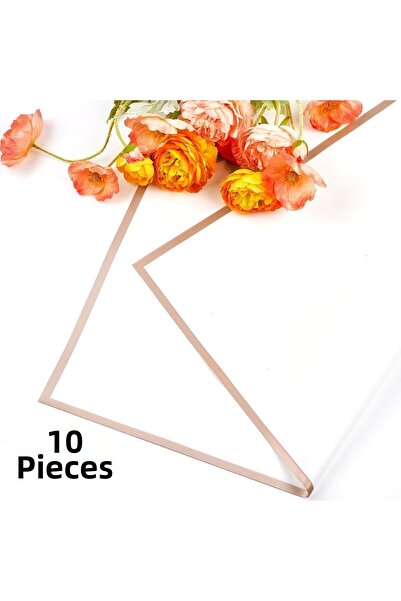 ASL ArtPaper White Gold Edged Flower Packaging Wrapping & Waterproof Bouquet ...