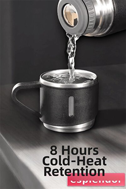 esplendor 500ml Capacity Portable Pressure Thermos Set Ideal for Daily Use