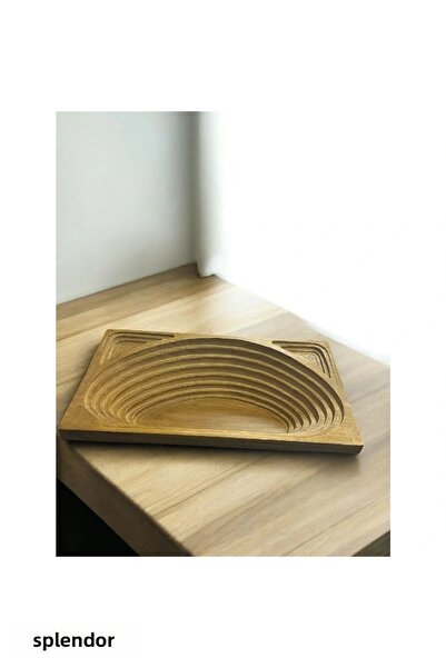 esplendor سرير خشبي مستطيل للحيوانات الأليفة