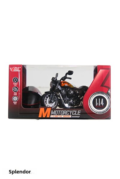 esplendor دراجة نارية هارلي بي بي 3 آر بمقياس 1/14 مع الصوت والضوء