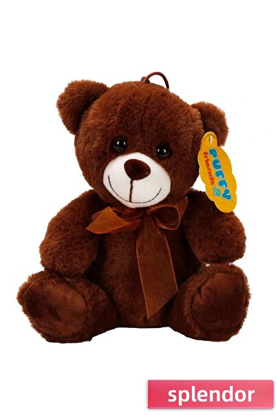 esplendor 0998 Sun-Jhn-Pff-Sk Plush Bear Sitting with Ribbon 21cm 2R