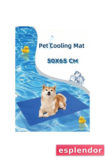 esplendor حصيرة سرير مبردة للحيوانات الأليفة مقاس 50 × 65 سم