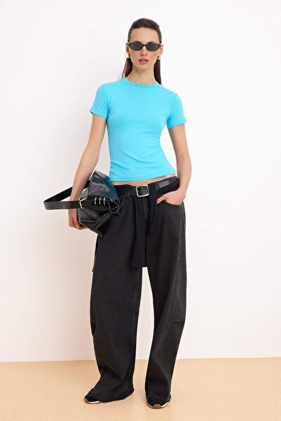 Trendyol Collection Blue Blouse Twoss24Bz00296