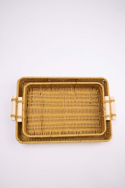 TRENDYOLMİLLA HOME Комплект от 2 плетени тави TPHSS26TPS00002