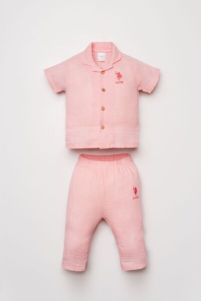 U.S. Polo Assn. U.S. Polo Assn. Baby Girl Pink Set