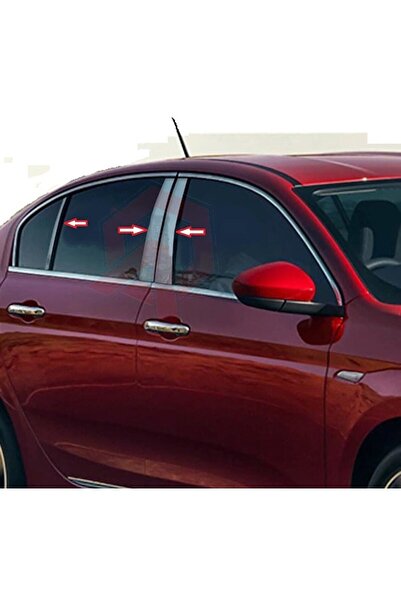 AKTİF OTO KROM Fiat Egea Direk Nikelajı Krom 6 Parça 2015+