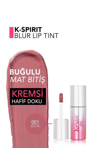 Flormar K-Spirit Blur Lip Tint Blur Efektli & Nemlendirici Uzun Süre Kalıcı Ruj