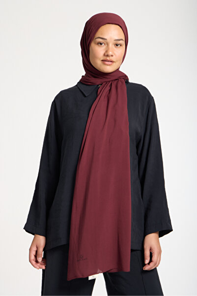 lavinscarfs Lavin Scarfs Daily Collection Viscose Shawl Burgundy