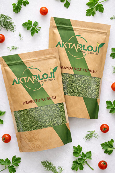 aktarloji 100 Gr Kurutulmuş Yeşillik Seti ( 50 Gr Maydanoz Kurusu + 50 Gr Der...