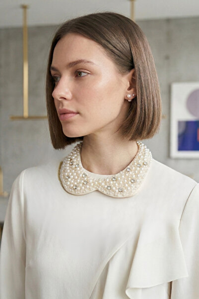 PETEK AKSESUAR Vintage Collar Necklace with Pearls