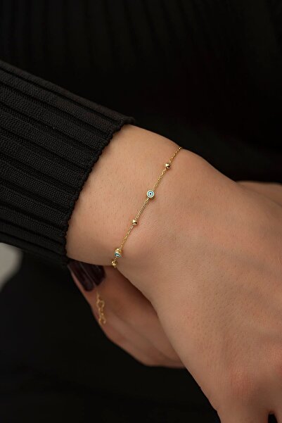 SUNSHINE Nazar Boncuklu Gümüş Bileklik