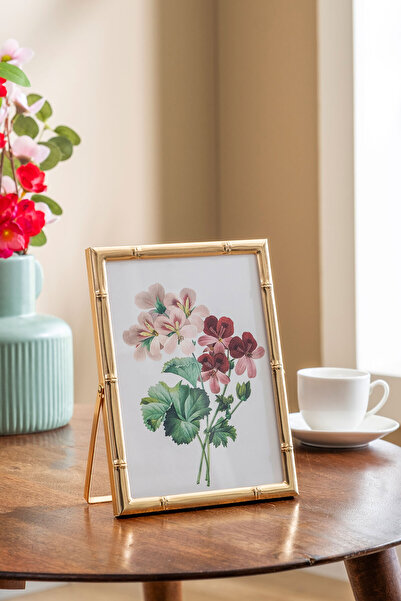 Eq deco Golden Bamboo 13x18 Fotoğraf Çerçevesi Masaüstü Dekoratif Çerçeve