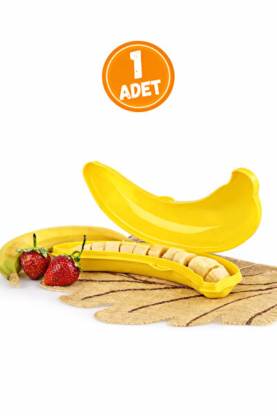 WAPPA 2 حاوية تخزين على شكل موز لحمل الموز وحاوية تخزين