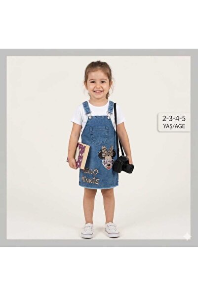 Liliboom Kids KIZ ÇOCUK VE BEBEK ASKILI SLOPET KOT ELBİSE