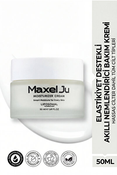 MAXEL JU Moisturizer Cream Elastikiyet Destekli Akıllı Nemlendirici Bakım Kre...