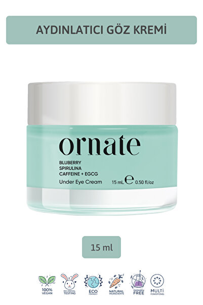 ORNATE Göz Altı Koyu Görünümü Ve Kırışıklık Karşıtı Nemlendirici Göz Altı Kremi
