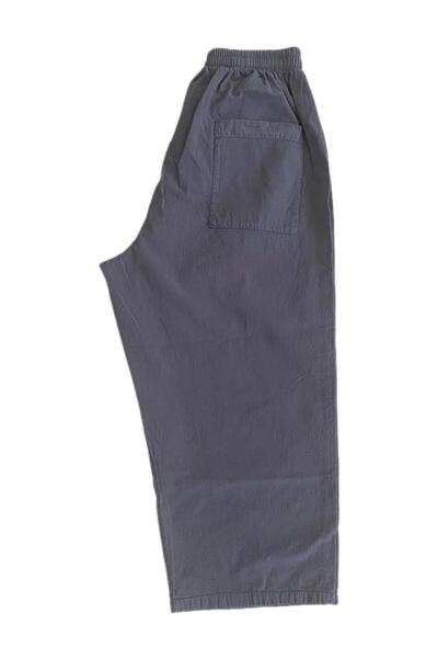 DUXA %100 Pamuk Keten Kumaş Beli Lastikli ve Bağcıklı Kadın Günlük Ev Dış Spo...