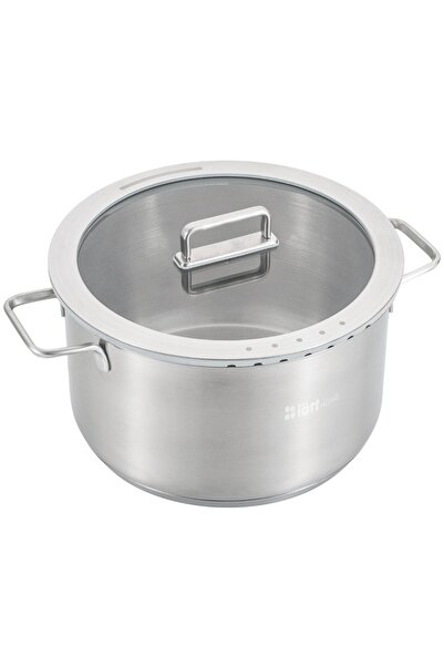 Lätt Home Ανοξείδωτη κατσαρόλα Ø24 εκ., 5 λίτρα, με καπάκι-σουρωτήρι, Συλλογή...