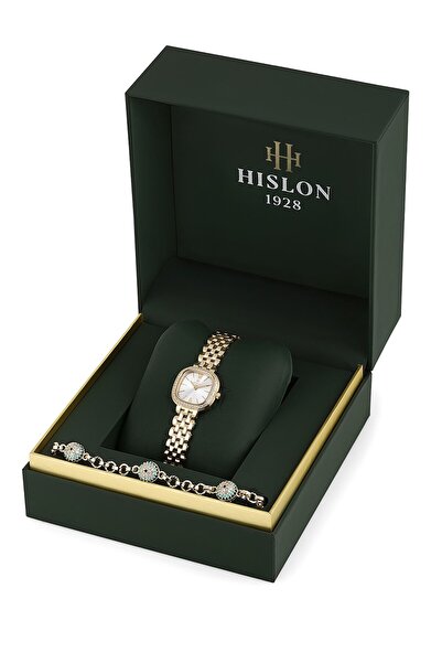 Hislon Women's Ql220G-02Sts Women's Wrist Watch and Bracelet