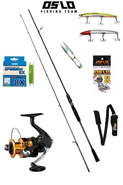 Shimano FX 4000 Oslo Legend 270cm 7-40gr 8 Örgü Karbon Spin Olta Seti