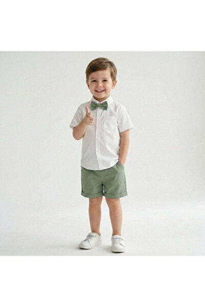 Kidohug Costum elegant de vară Kidohug, Camasa cu maneca scurta si Pantaloni ...