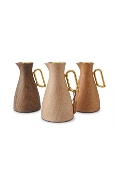 Germax Original ترمس جيرماكس حراري بسعة لتر واحد مبطن بزجاج وردي، مثالي لرمضا...