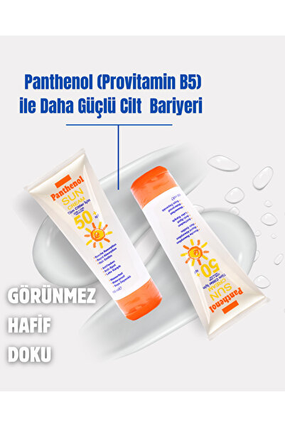Panthenol Güneş Kremi Uvb Uva 100 ml Spf 50