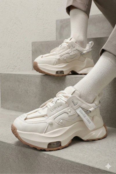 Lufian 122230014 Pantofi sport unisex sneakerși cu talpă înaltă Stormy pentru...