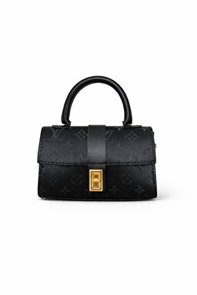 Esse "Siyah Gold Kilitli Kadın El ve Omuz Çantası - Minimalist Tasarım Modern...