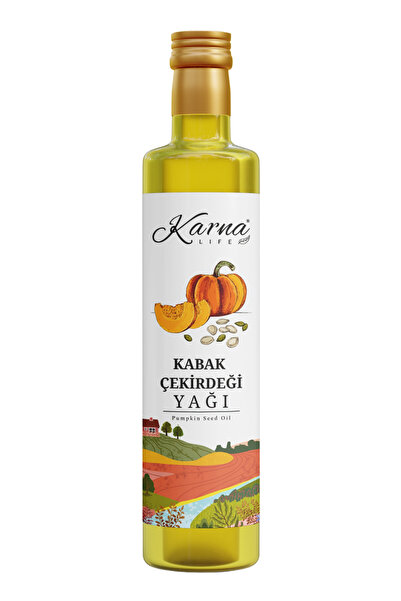 KARNA LİFE Kabak Çekirdeği Yağı 250ml - Soğuk Sıkım, Saf ve Doğal