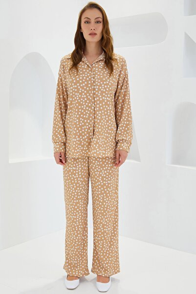 Hiccup طقم قميص وبنطلون محبوك بأكمام طويلة وأزرار من BDART