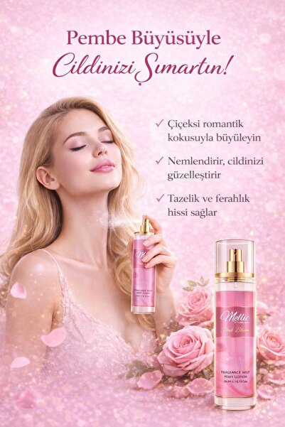 Mellie Professional Vanilla Body Mist Kadın Vücut Spreyi 200 ml