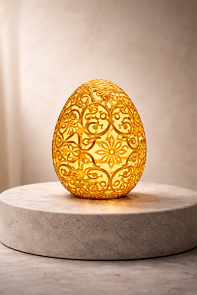 Lumos Object Easter Collection Paskalya Yumurtası LED Tealight Mumluk Dekor (...